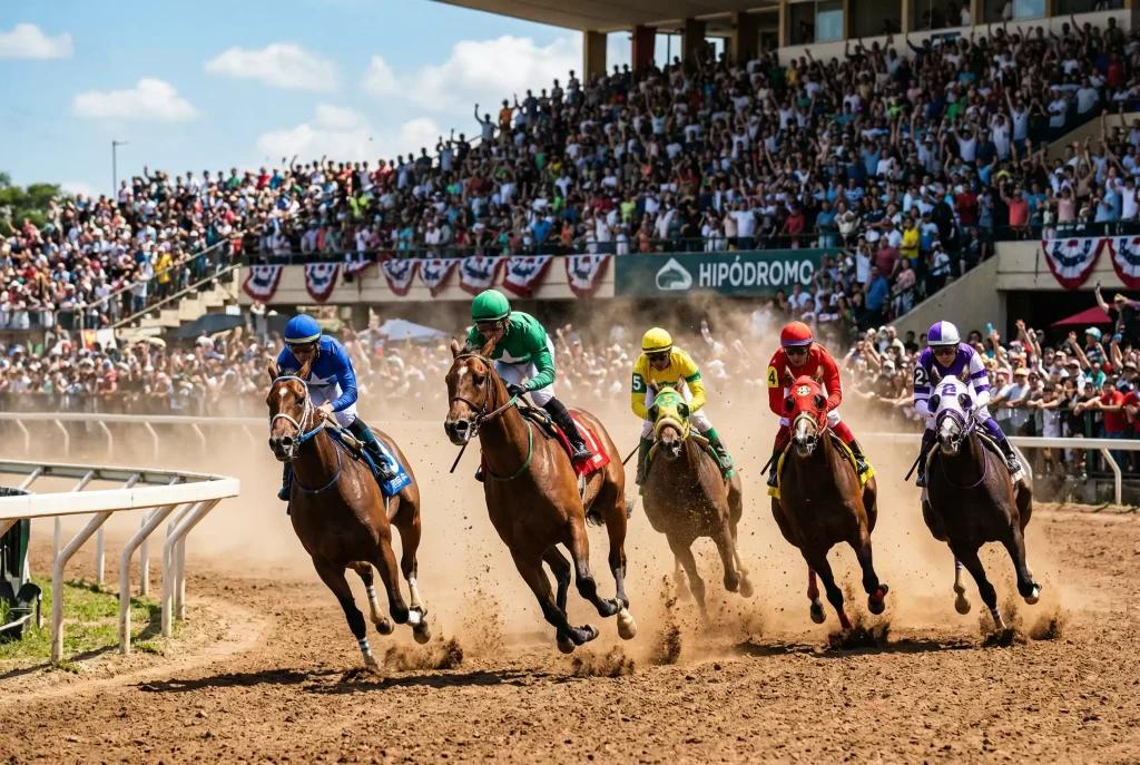 Corrida de cavalos virtual vs real nas apostas